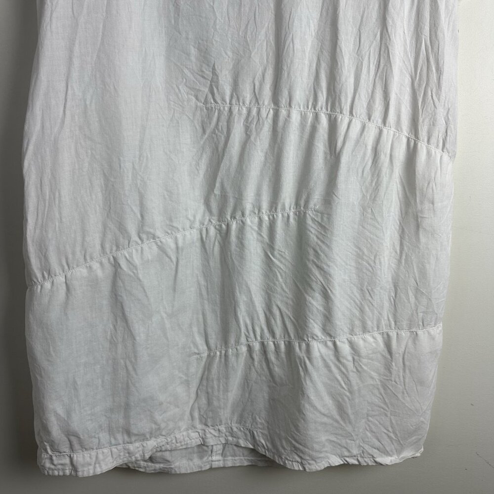 Elegant White Midi Dress - Picture 6 of 9